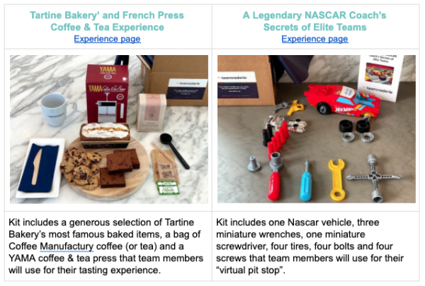 What is Inside a Teamraderie Kit? | Teamraderie